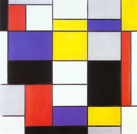 mondrian paintings primary colors